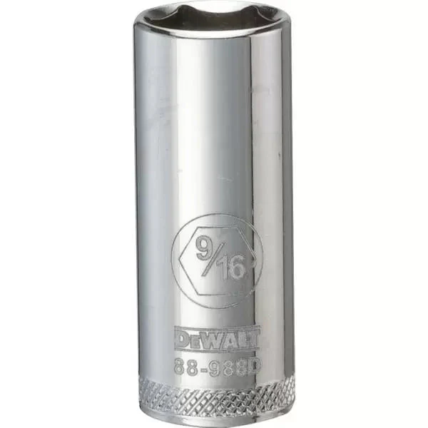 Stanley 3/8" Drive Deep Sockets (6 Point) 9/16 in