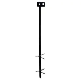 Tie Down Engineering 3/4" x 36" Black Iron Double Head Earth Anchor