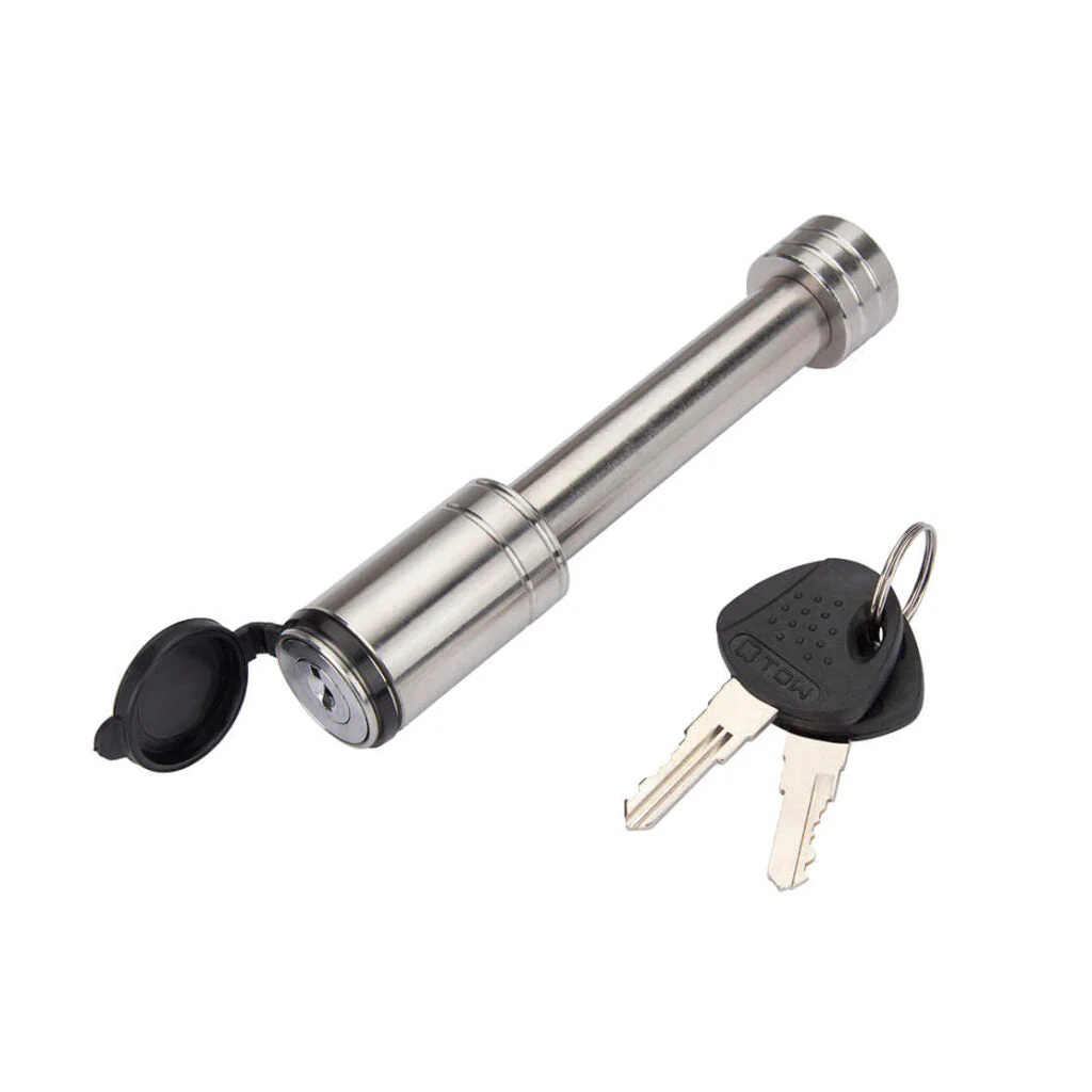 TowSmart Stainless Barrel Style Receiver Lock (Sleeved) 2.75"