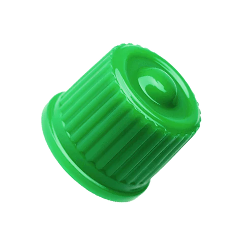 Tru-Flate Cap Valve Plastic Green Sealing