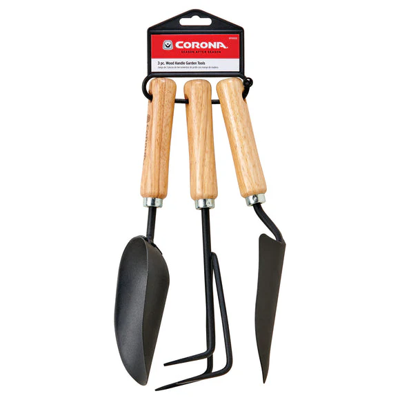 Corona Clipper 3-Pc. Wood Handle Garden Tools