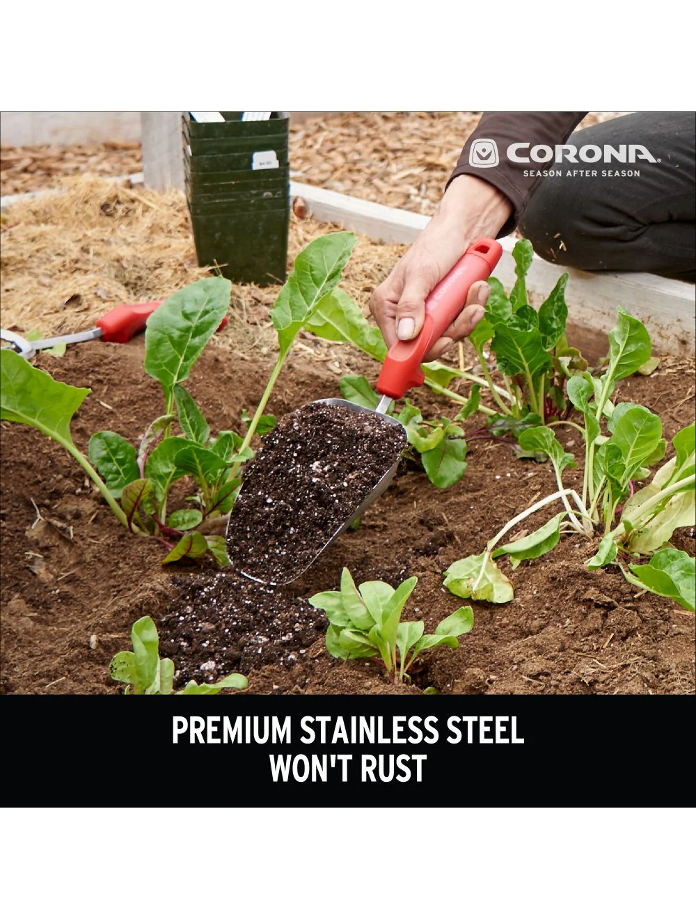 Corona Premium Stainless Steel ComfortGEL® Scoop - Image 4