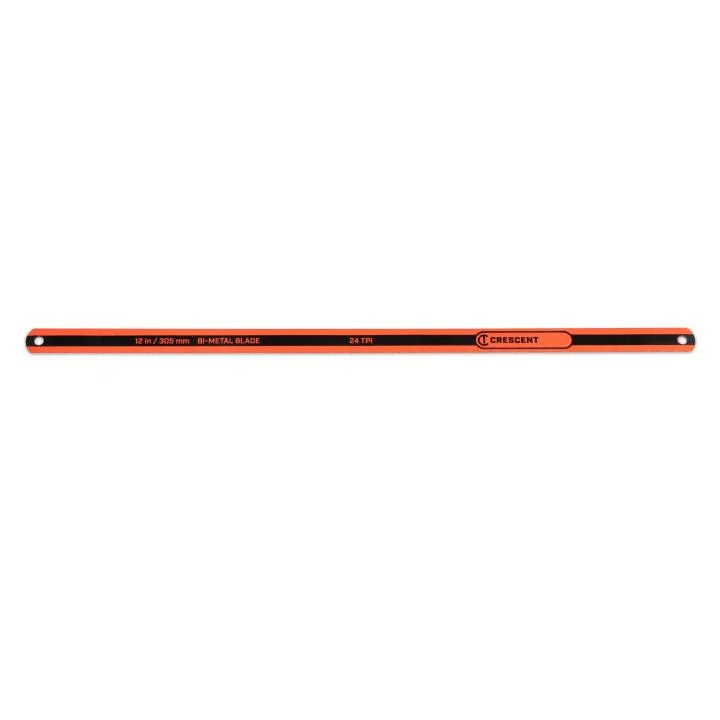 Crescent 12" Bi-Metal Hacksaw Replacement Blade, 24 TPI - 6 Pack