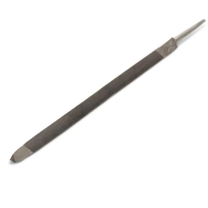 Crescent Nicholson 6" Triangle Single Cut Double Extra Slim Taper File - Carded - Image 2