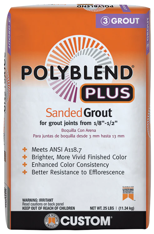 Custom Building Products Polyblend®Plus Sanded Grout