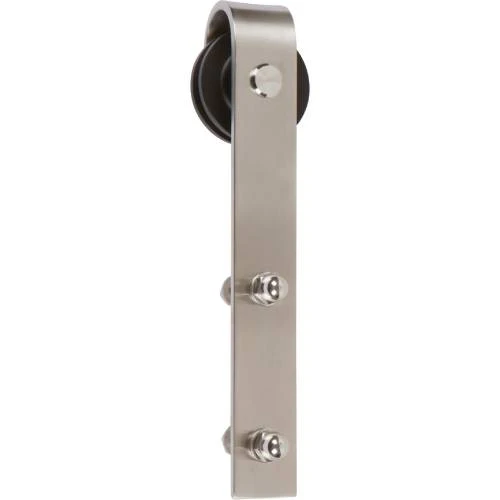 Delaney Hardware 1000 Series 6 ft. Brushed Steel Barn Door Hardware Kit