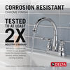 Delta Faucet WINDEMERE® Two Handle Centerset Bathroom Faucet - Image 3
