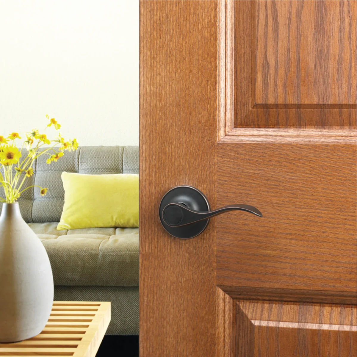 Design House Springdale 2-Way Passage Door Lever in Oil Rubbed Bronze - Image 5