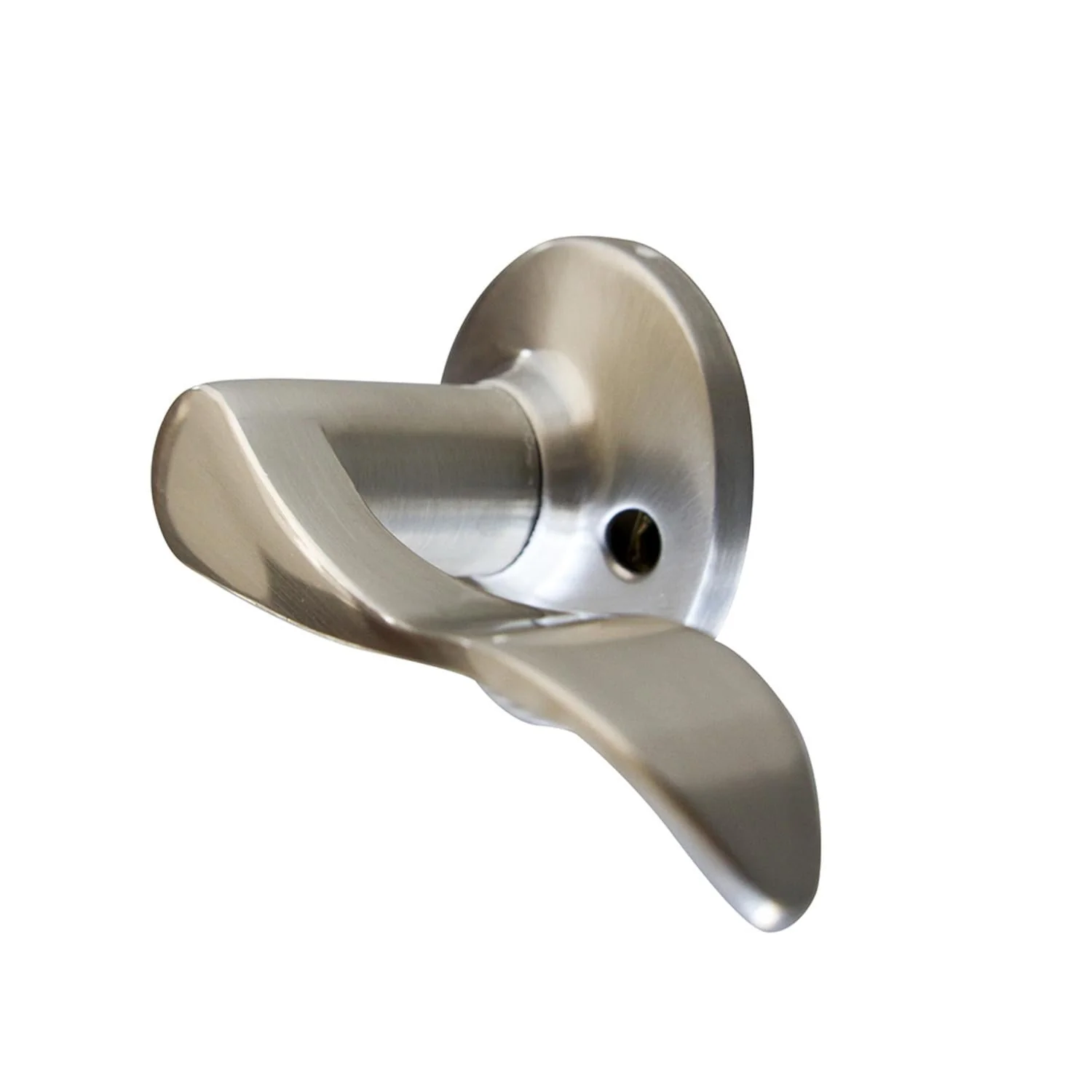 Design House Stratford Right-Hand Dummy Door Knob in Satin Nickel