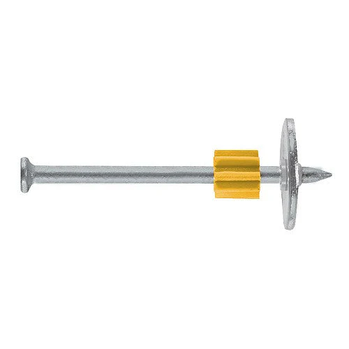 Dewalt 0.300" Diameter Head Drive Pins with 1" Washer (Mechanically Galvanized) Standard Flat Head Fasteners
