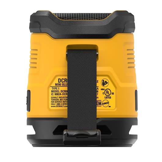 Dewalt DCR008 Rechargeable Mini Bluetooth® Speaker - Image 3