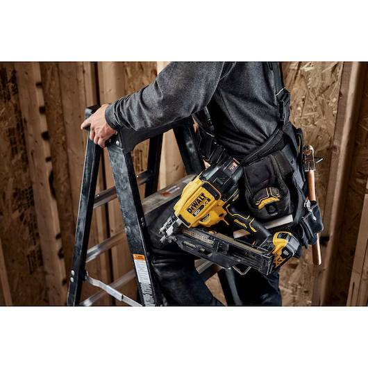 Dewalt DCN930P1 20V MAX* Brushless Cordless 30° Paper Tape Framing Nailer Kit - Image 7