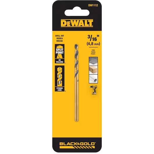 Dewalt Dw1116 Black & Gold Metal Drill Bits - Image 3