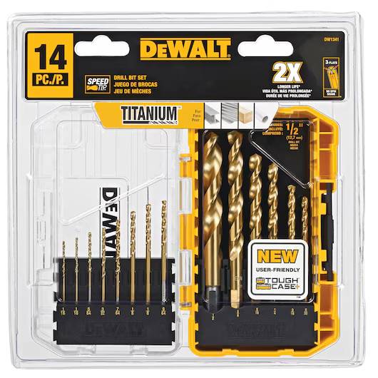 Dewalt DW1341 Titanium Speed Tip Drill Bit Set - Image 4