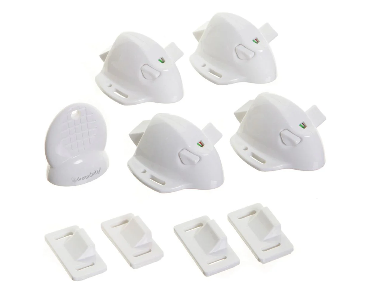 Dreambaby Adhesive Mag Lock® - 4 Locks 1 Key