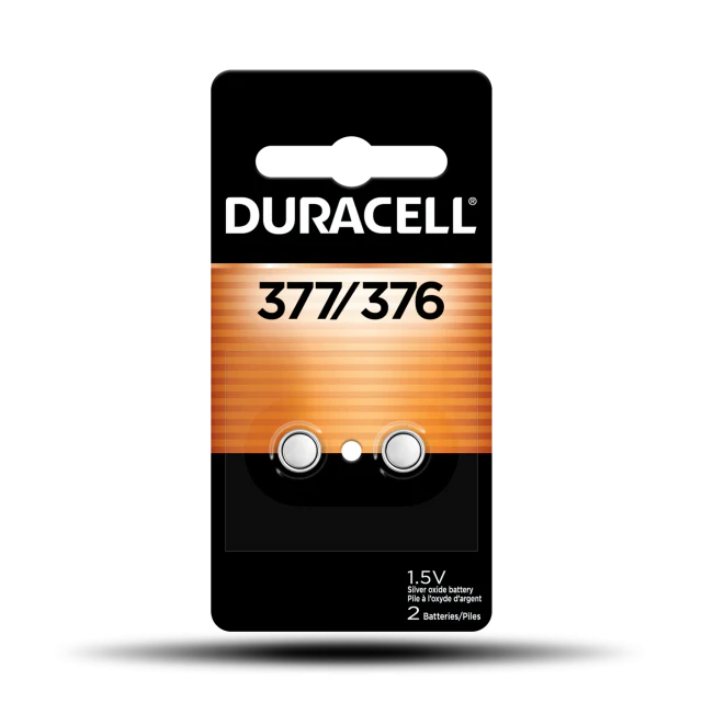 Duracell 377/376 Silver Oxide Button Battery - Image 2