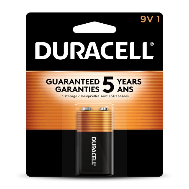 Duracell Coppertop 9V Alkaline Batteries - Image 2