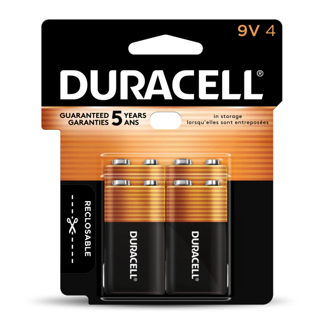Duracell Coppertop 9V Alkaline Batteries - Image 4