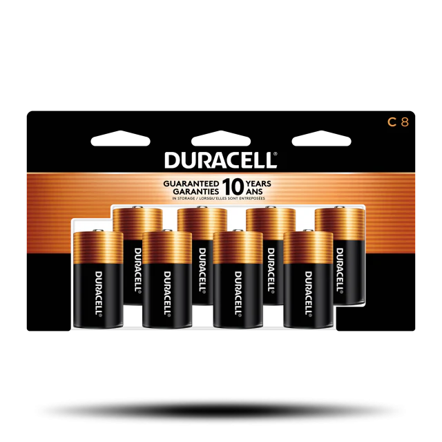 Duracell Coppertop C Alkaline Batteries - Image 4