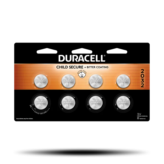 Duracell CR 2032 Lithium Coin Battery with Bitter Coating - Image 6