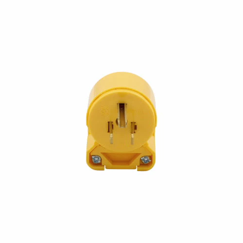 Eaton Cooper Wiring Arrow Hart Straight Blade Plug 15A, 125V Yellow