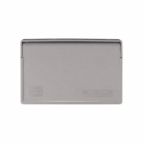 Eaton Cooper Wiring Non-metallic GFCI or Decorator Cover Horizontal