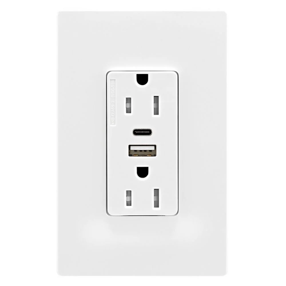 Eaton Charger Tamper Resistant Decorator Receptacle - Image 4