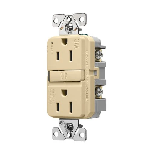Eaton Tamper and Weather-Resistant Self-Test GFCI 15A 125V Ivory - Image 2