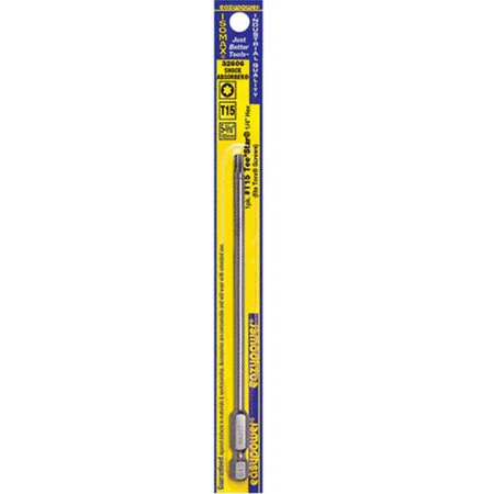 Eazypower Isomax T15 Torx Power Bit, 6"