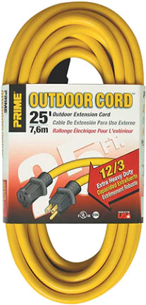 500830 50 12/3 SJTW YELLOW OUTDOOR CORD