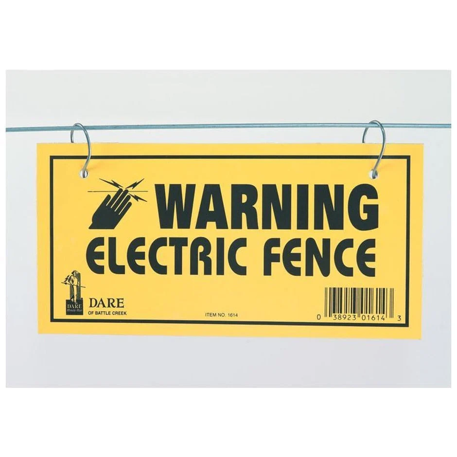 ELECTRIC FENCE WARNING SIGN - Image 2