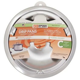 Electric Range Drip Pan, "C" Series, Plug-In Element, Chrome, 6-In.