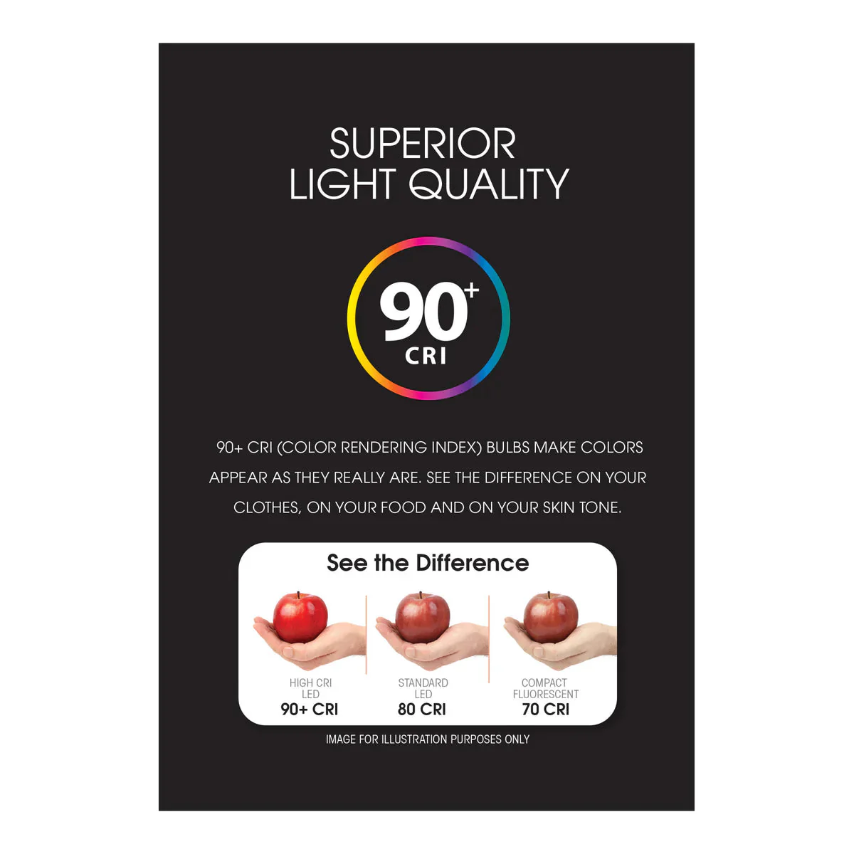 Feit Electric 15W (100W Replacement) Daylight (5000K) A19 E26 Base Dimmable Clear LED Bulb - Image 4