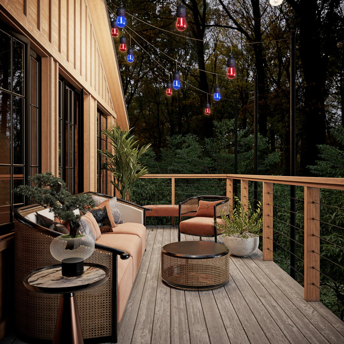Feit Electric 24 ft. Color Changing Filament LED String Light with Remote - Image 6