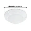 Feit Electric 74006/6WYCA 7.5 in. 12W (75W Replacement) Color Selectable Round LED Ceiling Downlight, White - Image 2