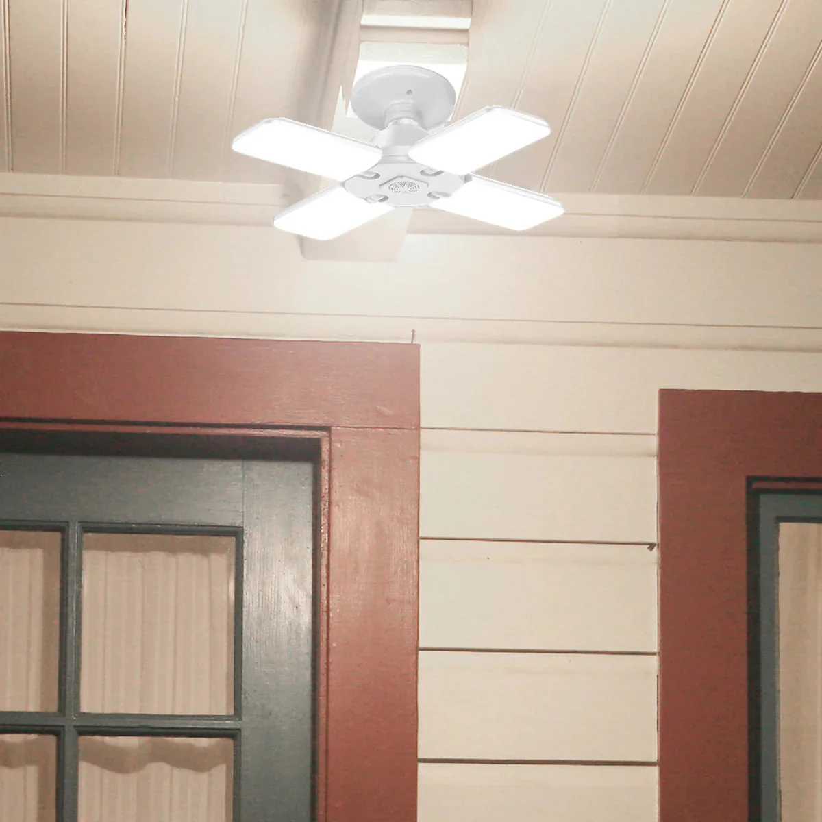 Feit Electric 80W (400W Replacement) Foldable LED High Output Multi-Directional Panel Garage Light - Image 4