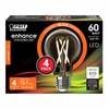 Feit Electric 9W (60W Replacement) Soft White (2700K) A19 Shape (E26 Base) Filament LED Light Bulb - Image 2