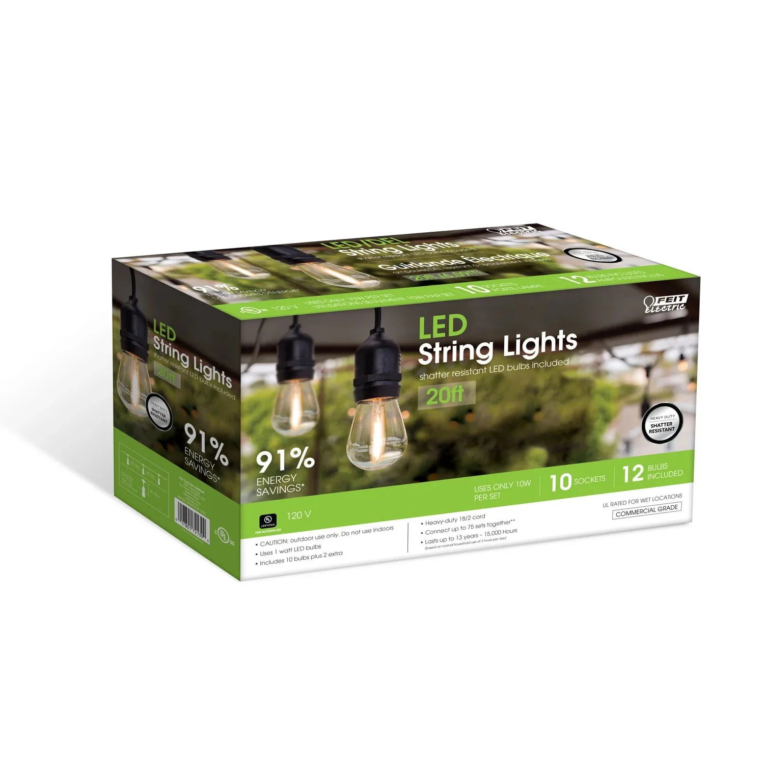 Feit Electric LED S14 String Lights - Image 2