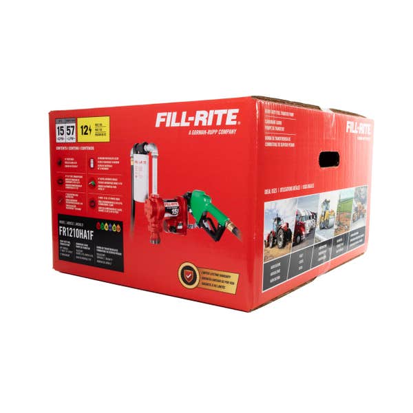 Fill Rite 12V DC 15 GPM Fuel Transfer Pump with Nozzle and Particulate Filter Kit - Image 7