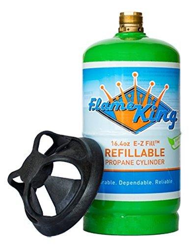 Flame King Eco Friendly Sustainable 1lb Empty Refillable Propane Tank LP Cylinder - Image 4