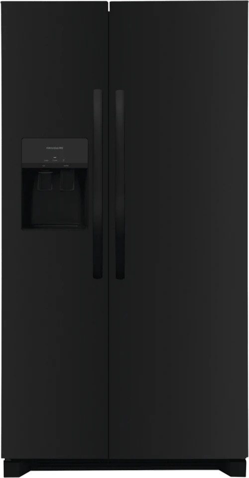 Frigidaire 25.6 Cu. Ft. 36" Standard Depth Side by Side Refrigerator Black