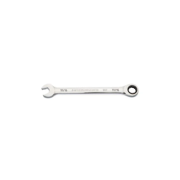 GearWrench 11/16" 90-Tooth 12 Point Ratcheting Combination Wrench