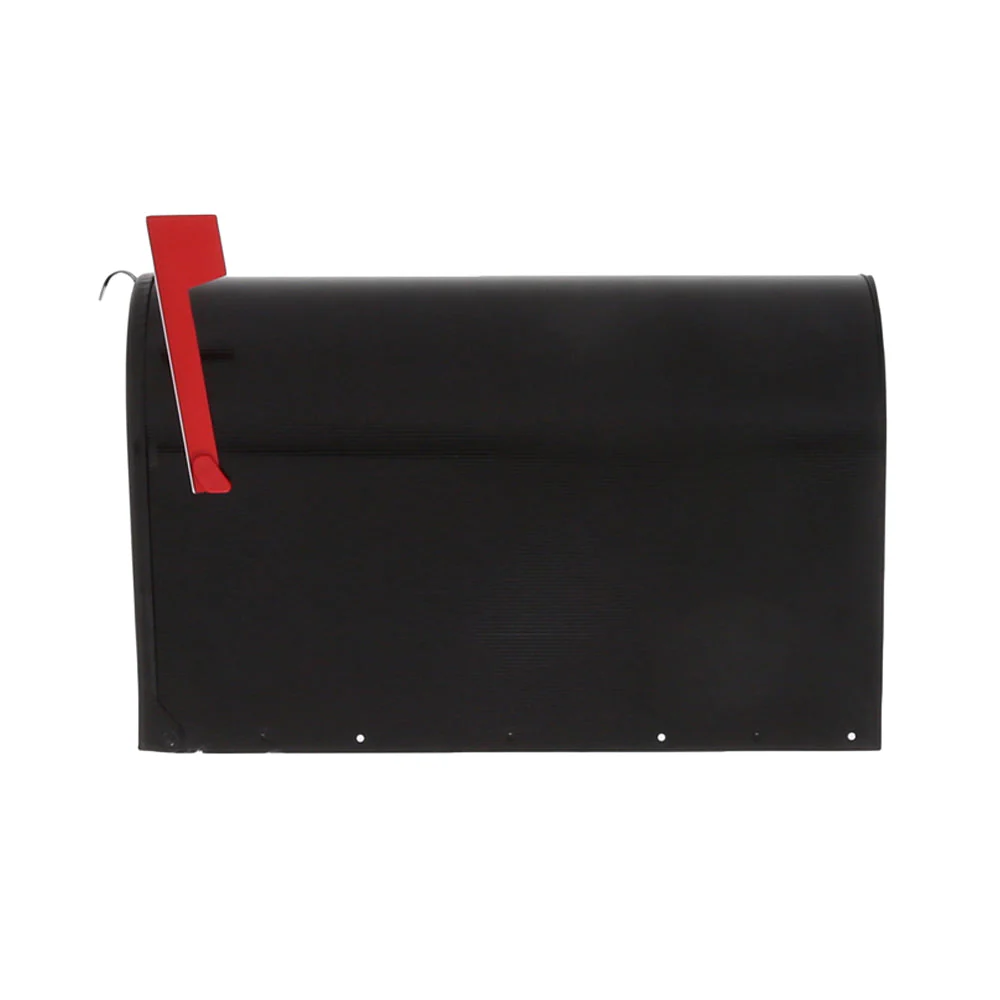 Gibraltar Black Stanley Galvanized Steel Post Mount Mailbox - Image 6