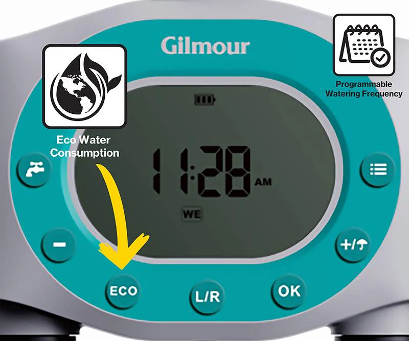 Gilmour Dual Port Electronic Water Timer 857006-1001 - Image 3