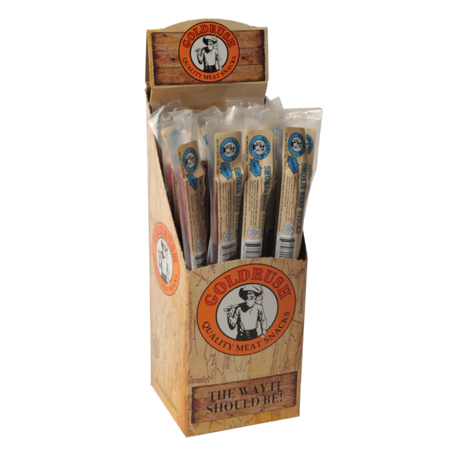 Gold Rush Wrapped Beef Sticks Spicy