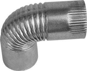 Gray Metal 6-28-302C Galvanized Corrugated Stove Pipe Elbow, 6"