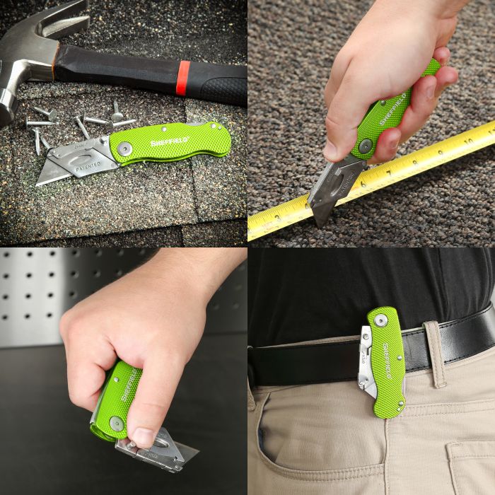 Great Neck 12615 Hi Viz Lockback Knife - Image 2