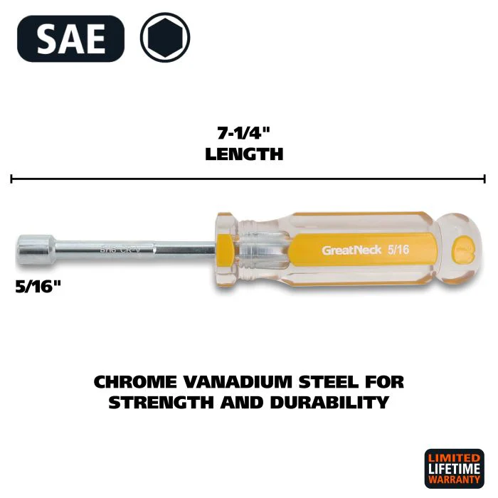 Great Neck NDC15 5/16 Inch Nut Driver - Image 2