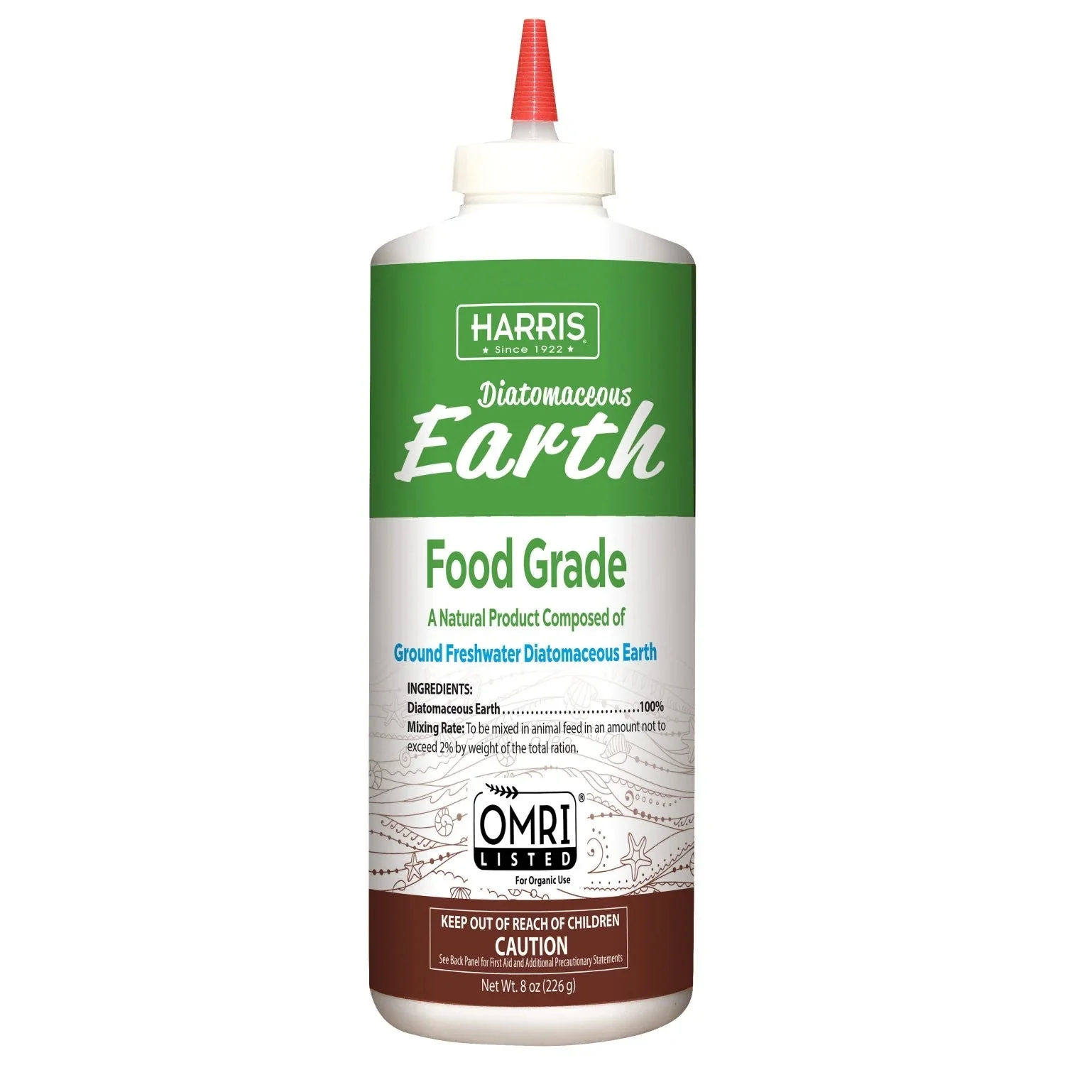 Harris Diatomaceous Earth Food Grade with Powder Duster - Image 2