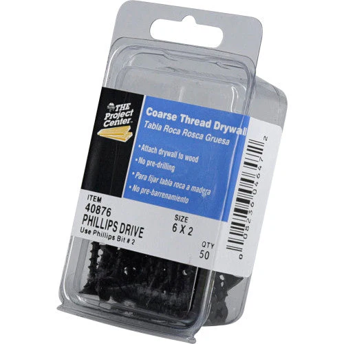 Hillman Coarse Thread Drywall Screws (#6-32 X 2") - 50 Pc - Image 2
